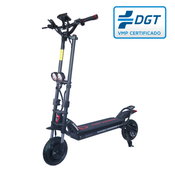 Kaabo Wolf Warrior X (DGT Certified Version) Electric Scooter – 60V 27Ah, 25 km/h Limit for Legal Use in Spain